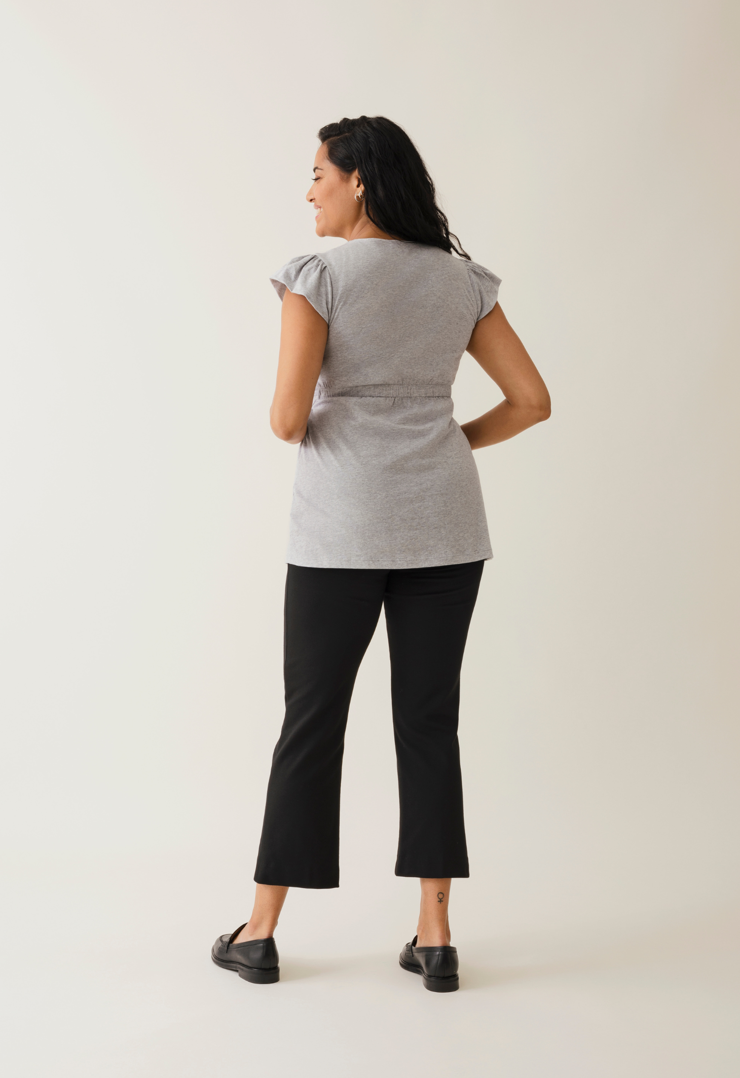 The Shirt Frill - grå melange gallery