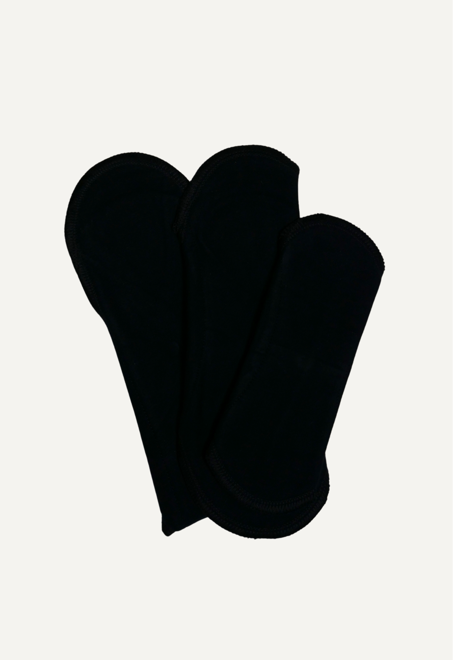 Prøvepakke - menstruasjonsbind - svart + tamponhage