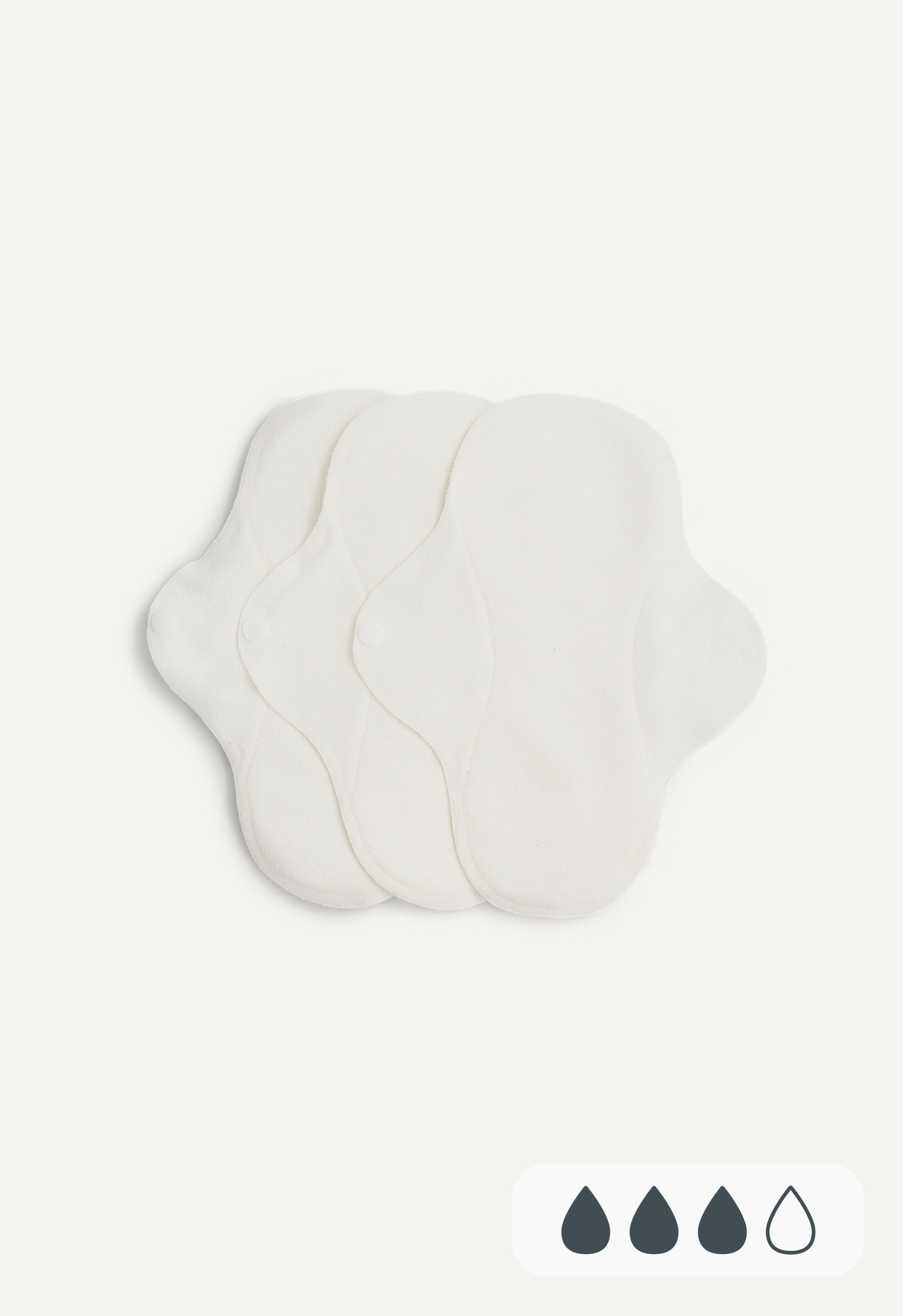 Tøybind med rask absorpsjon - Hvit