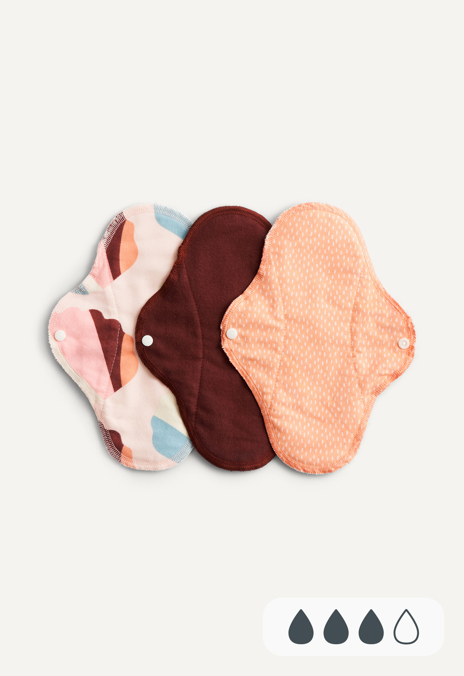 Tøybind - Dag - Oransje print