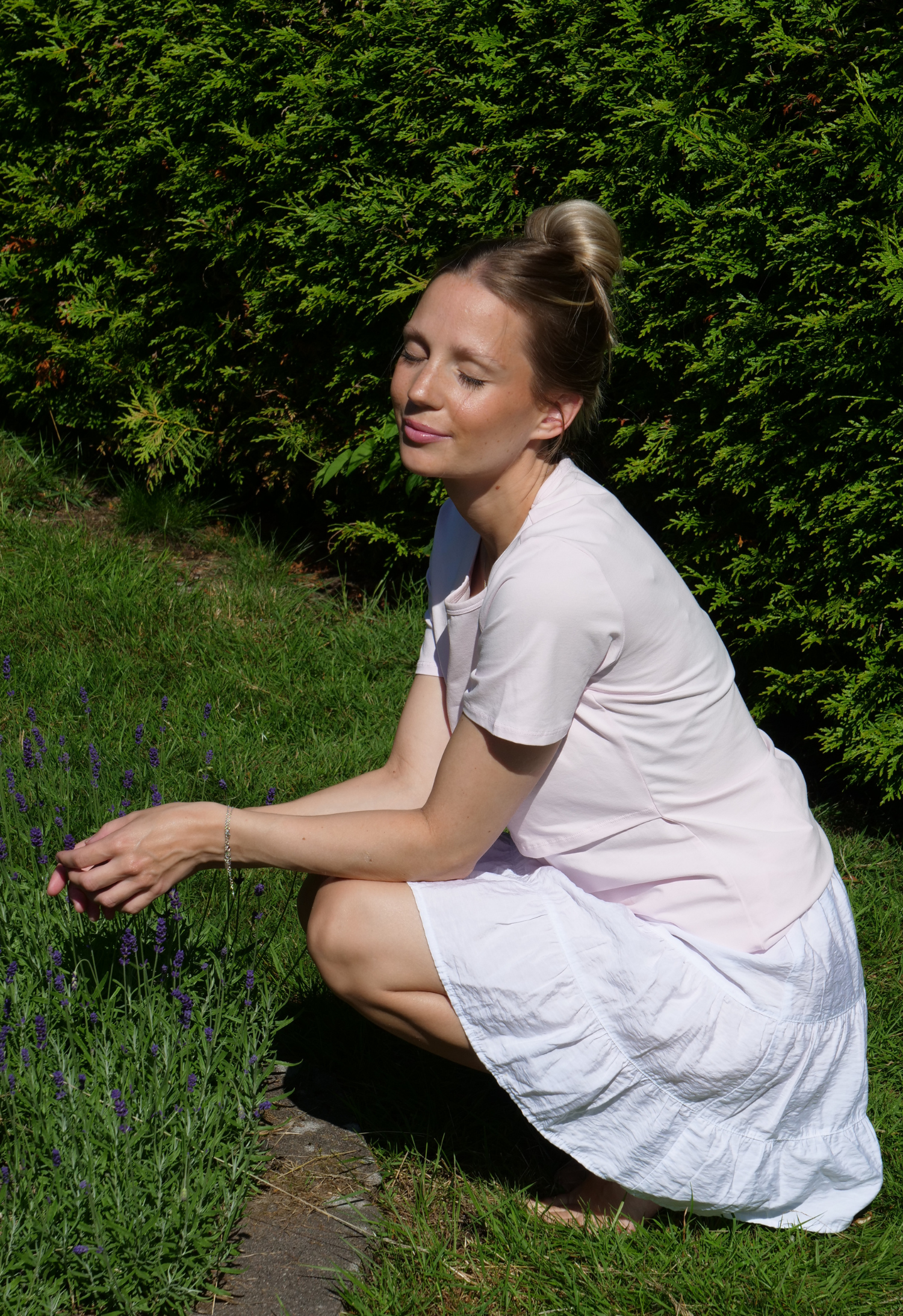 Kortermet ammetopp Essential - Pastellrosa gallery