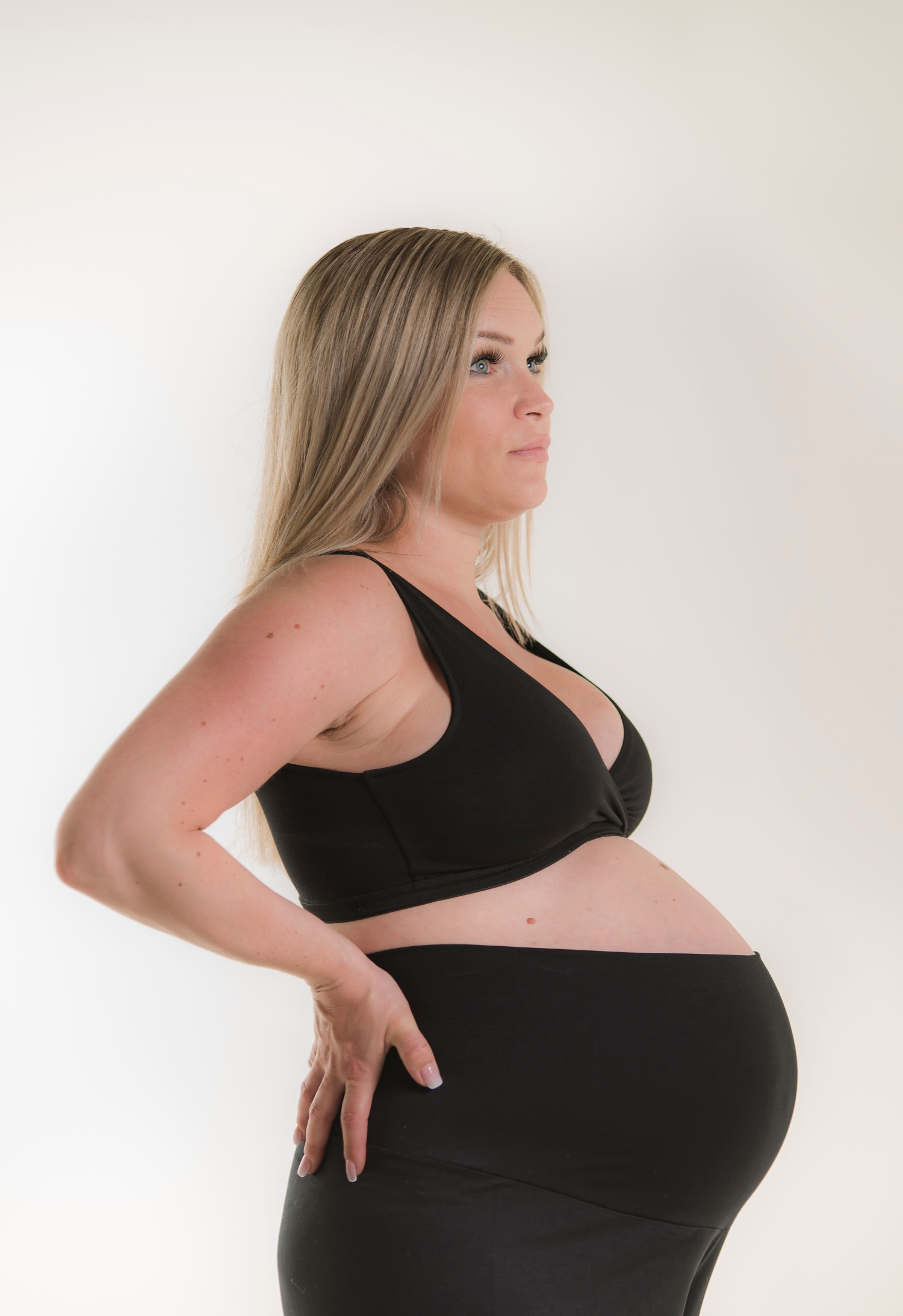 Myk amme-BH - Svart gallery