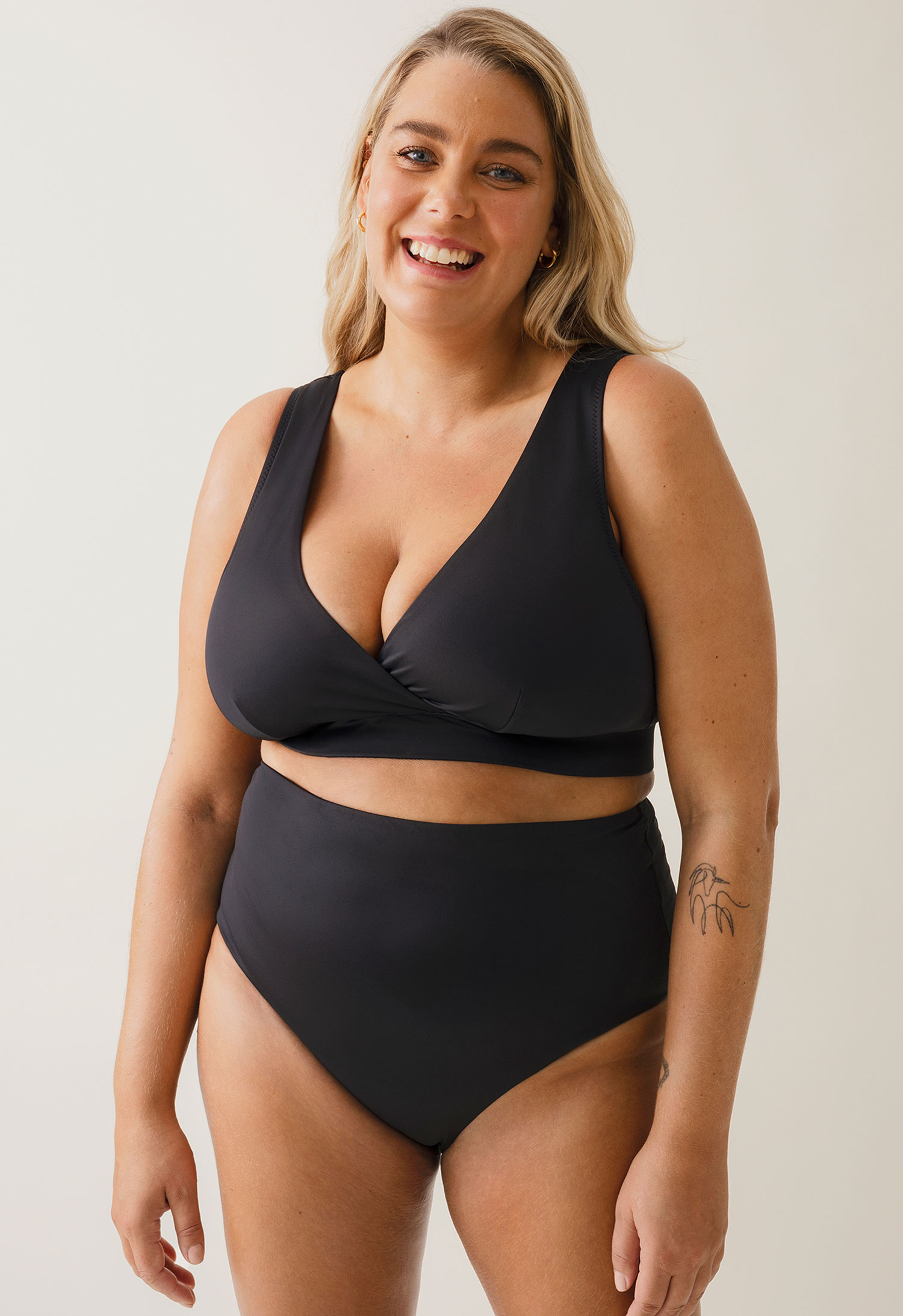 Amme-bikini 75D - 110F - Svart
