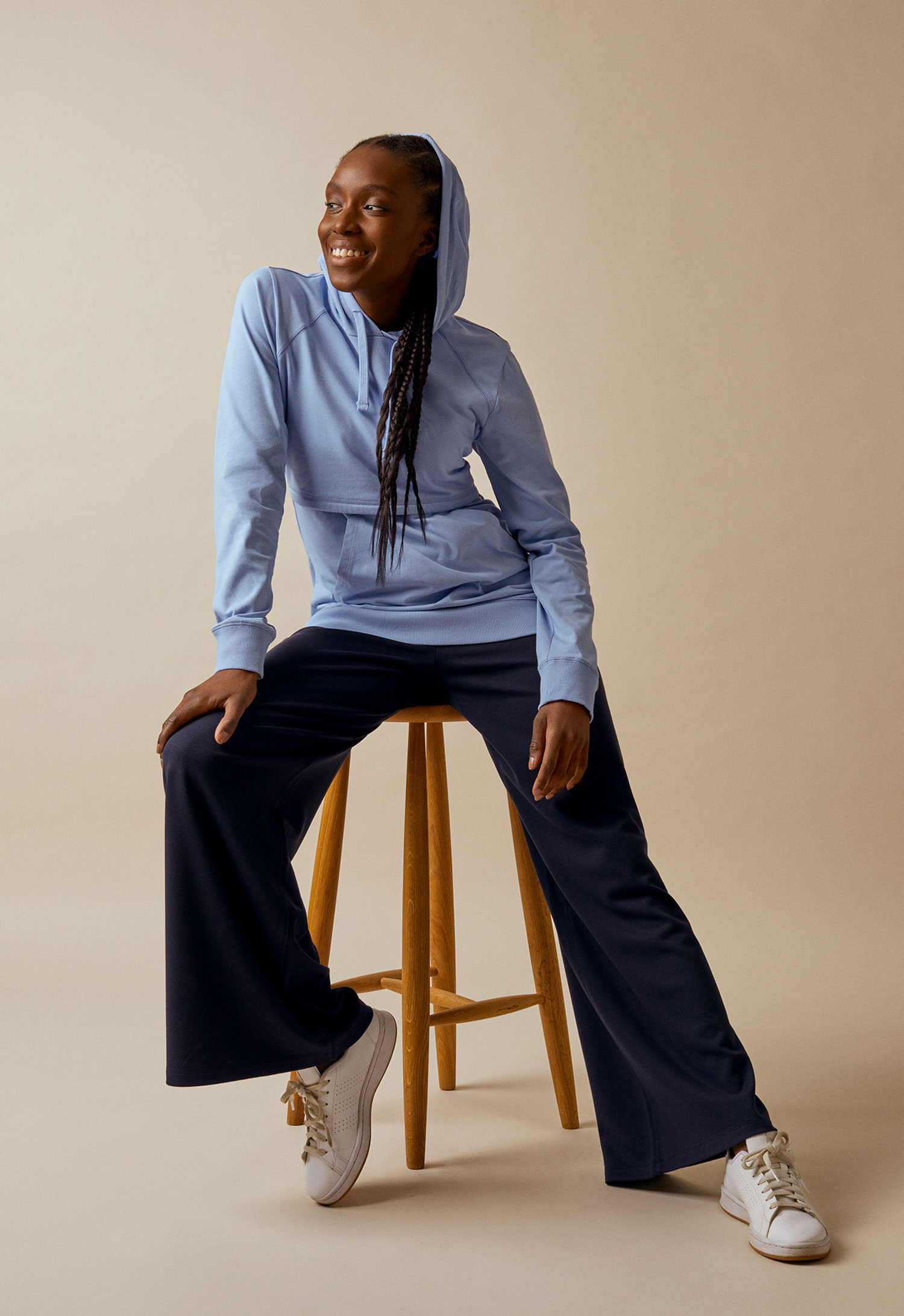 B Warmer hettegenser Nile Blue gallery