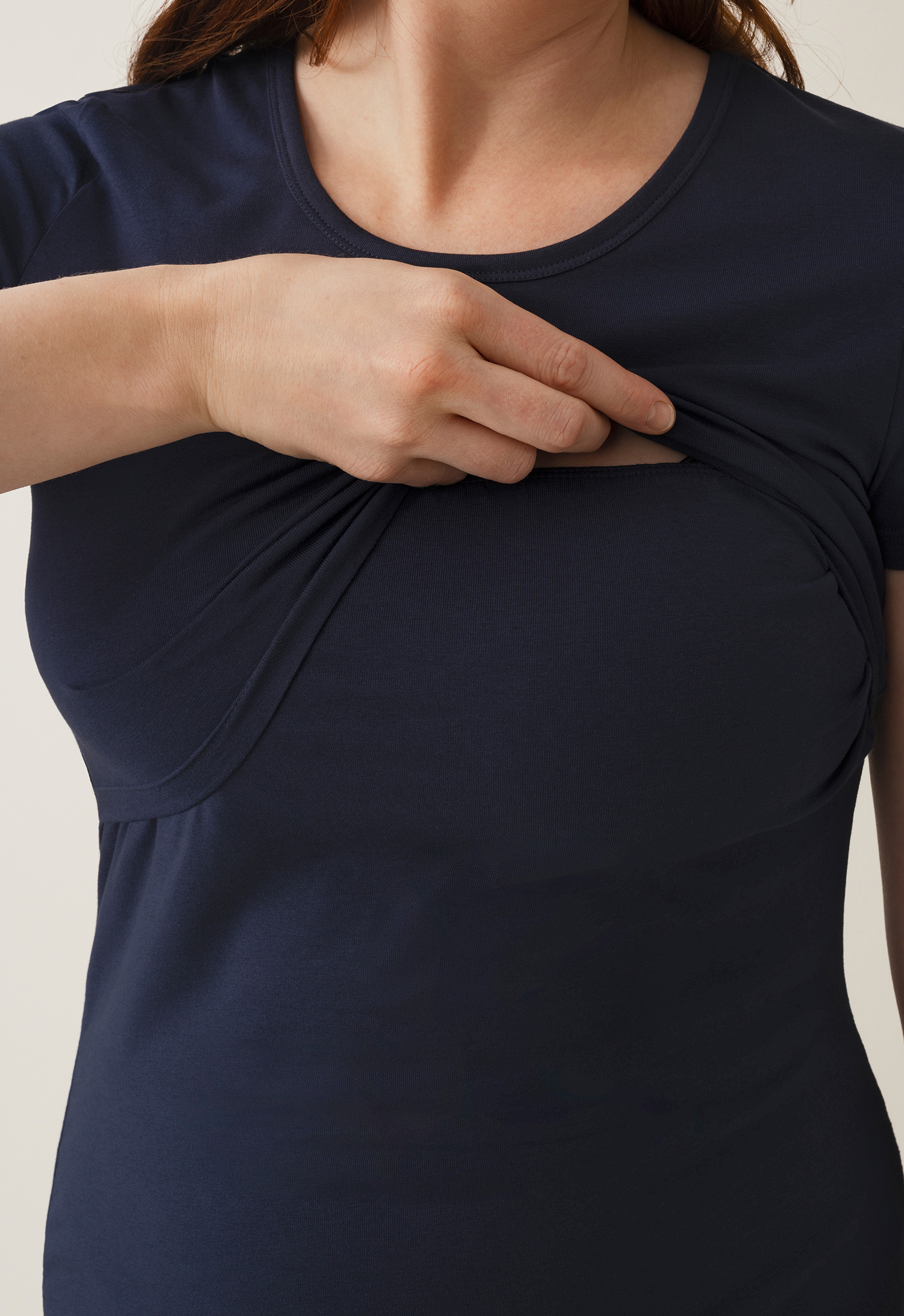 Kortermet ammetopp - Mørkeblå gallery