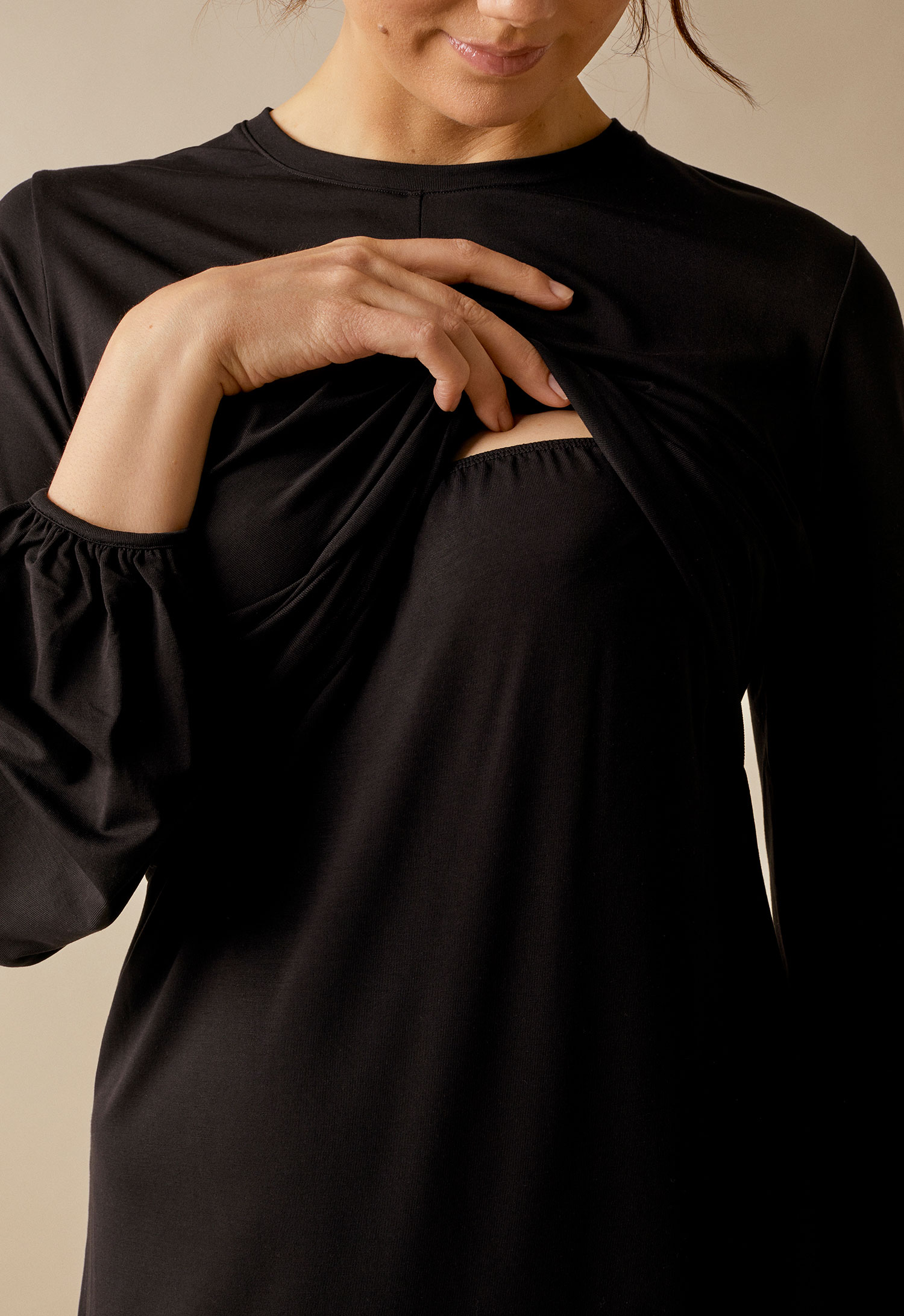 Svart ammeskjole - Svart gallery