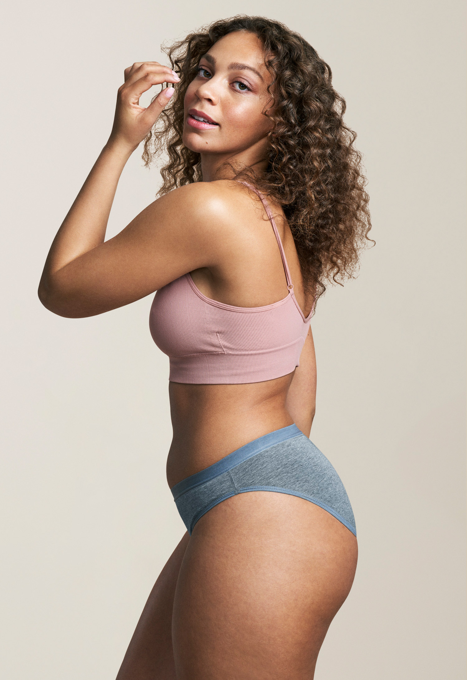 Menstruasjonstruse - Bikini - For kraftig blødning - Grå gallery