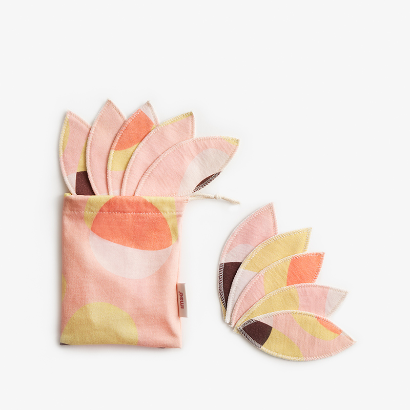 Labia-pads – rosa ring, 10-pakning