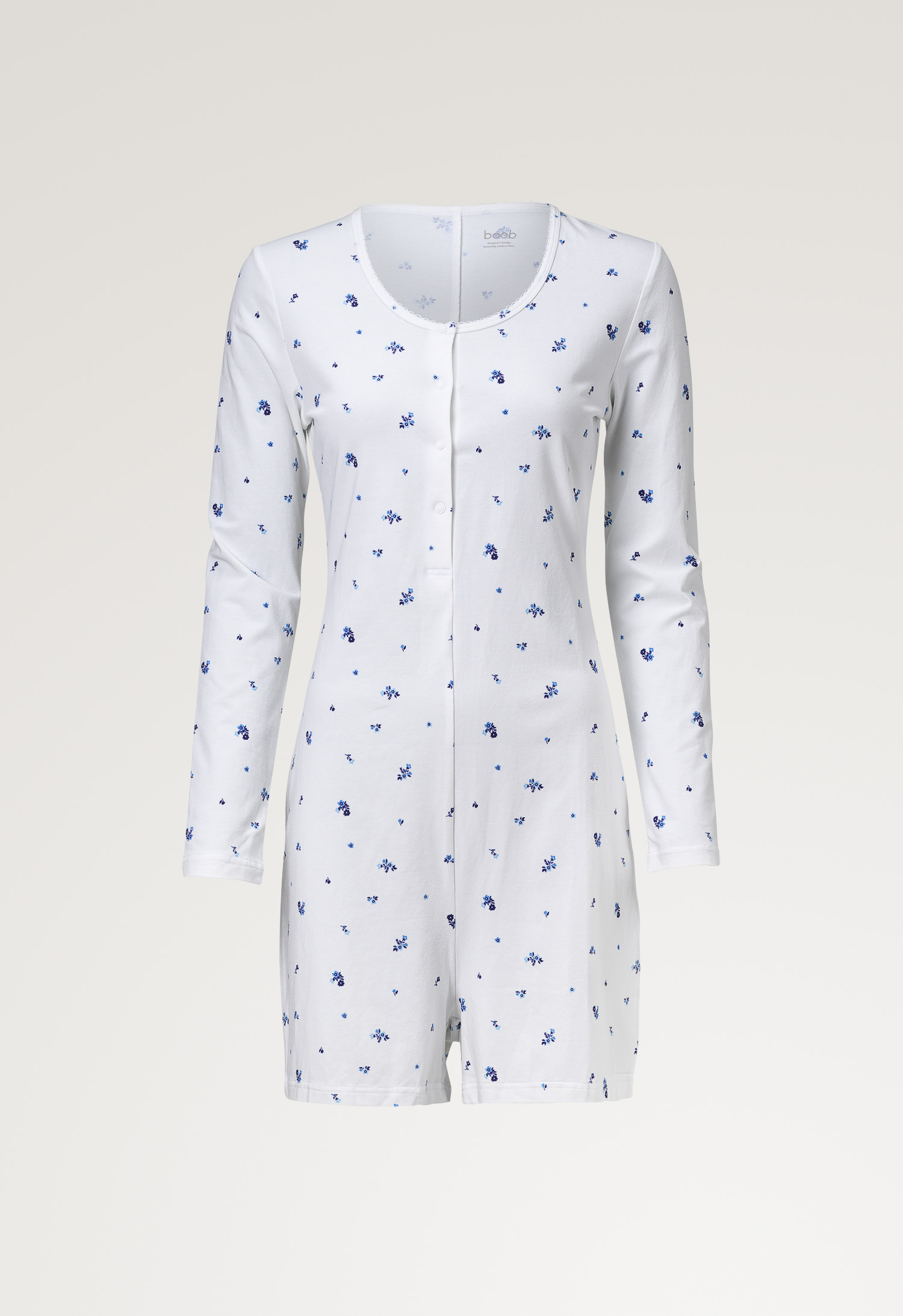 Gravidpysjamas - Blomstret gallery