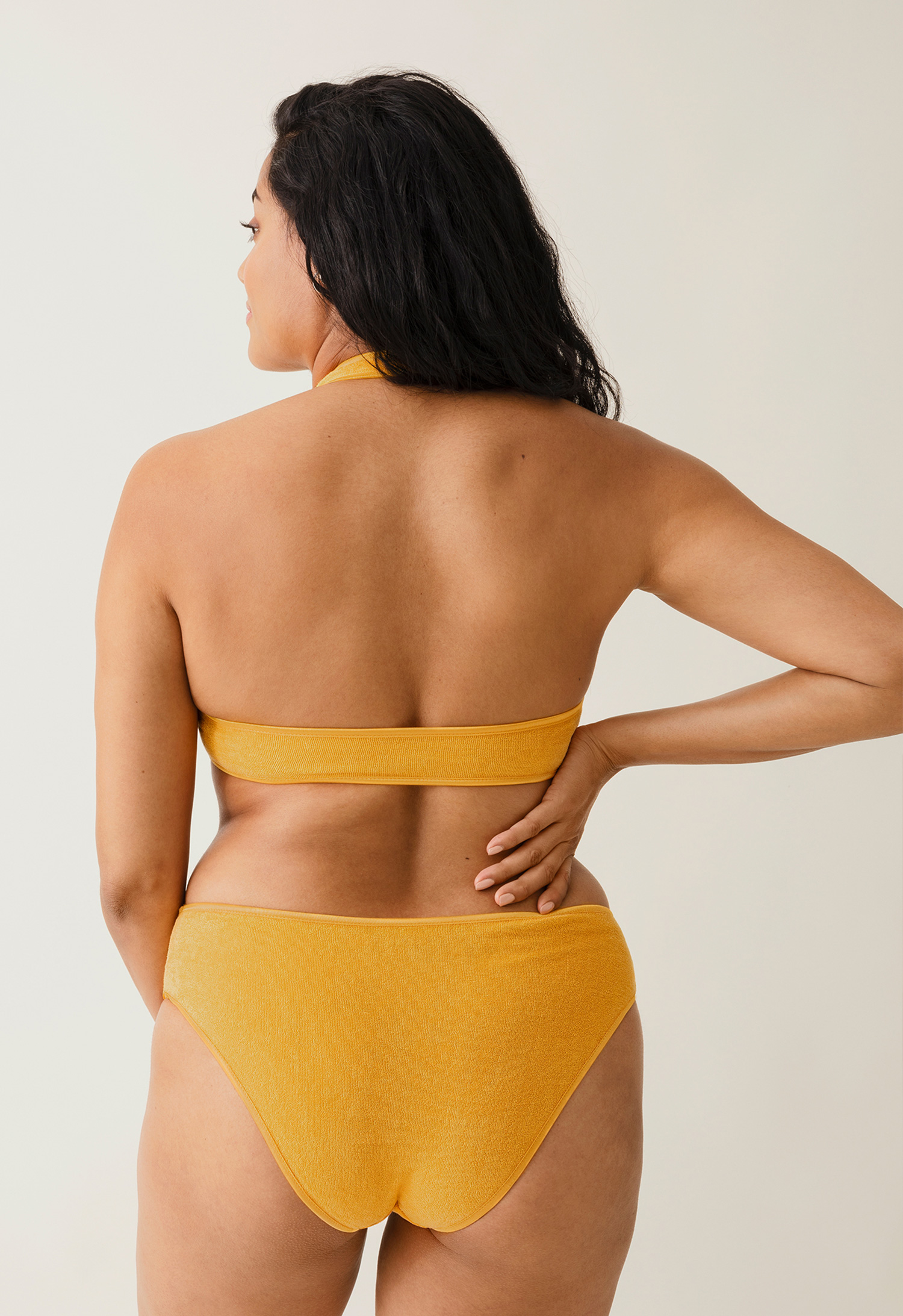 Strandbikini i frotté - Solsikke gallery