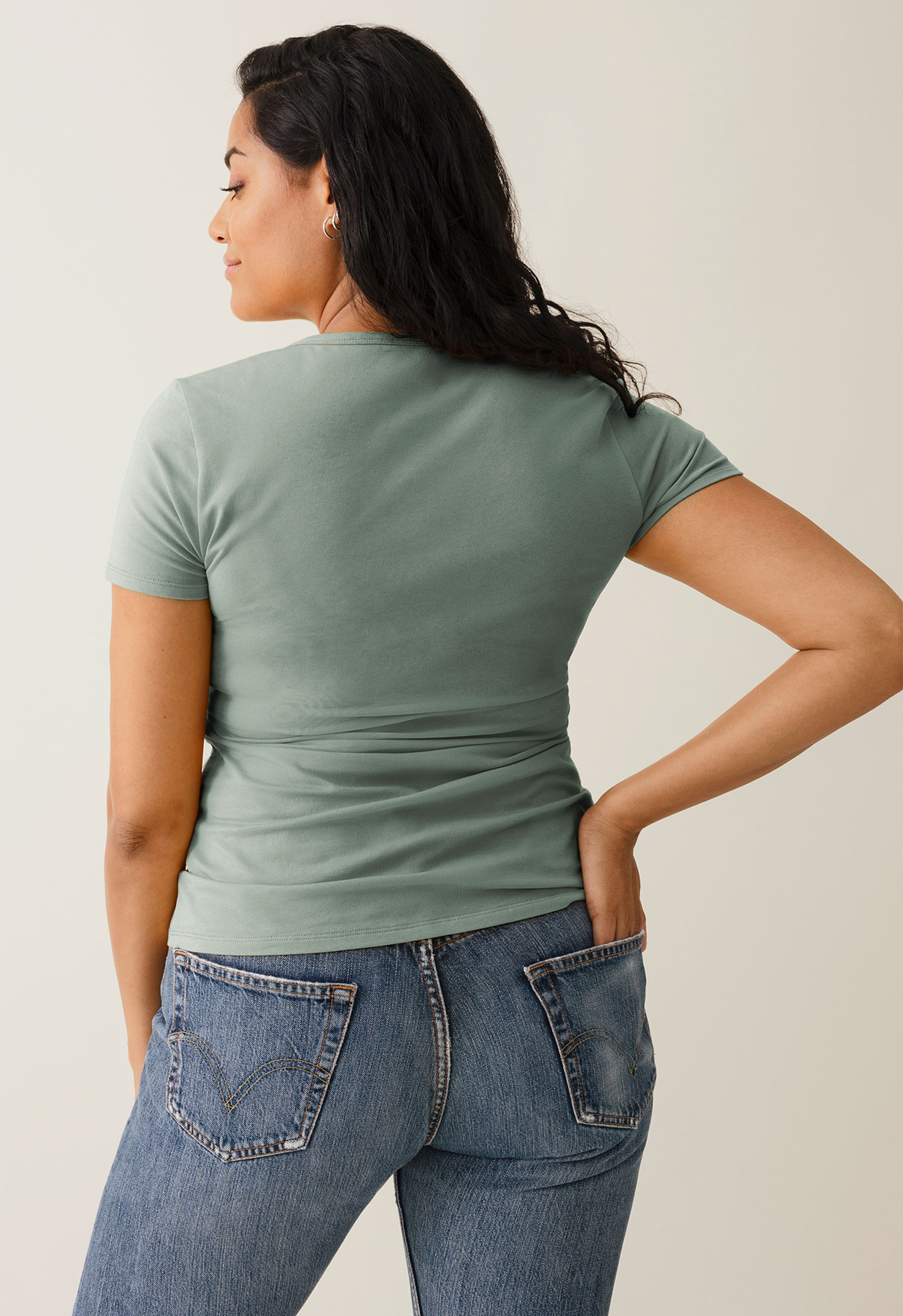 Klassisk kortermet topp - Mintgrønn gallery