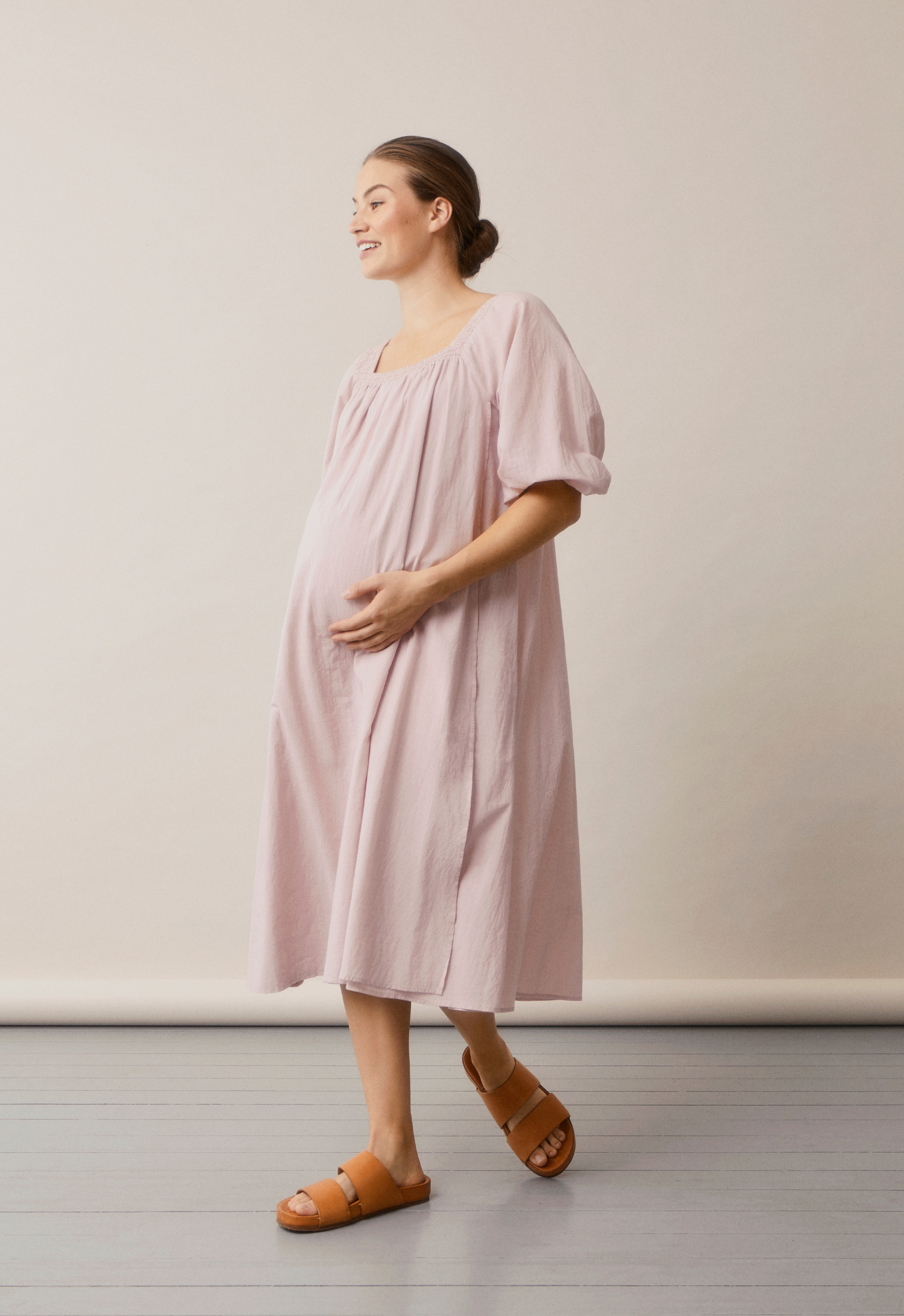 Poetess kjole steingrå gallery