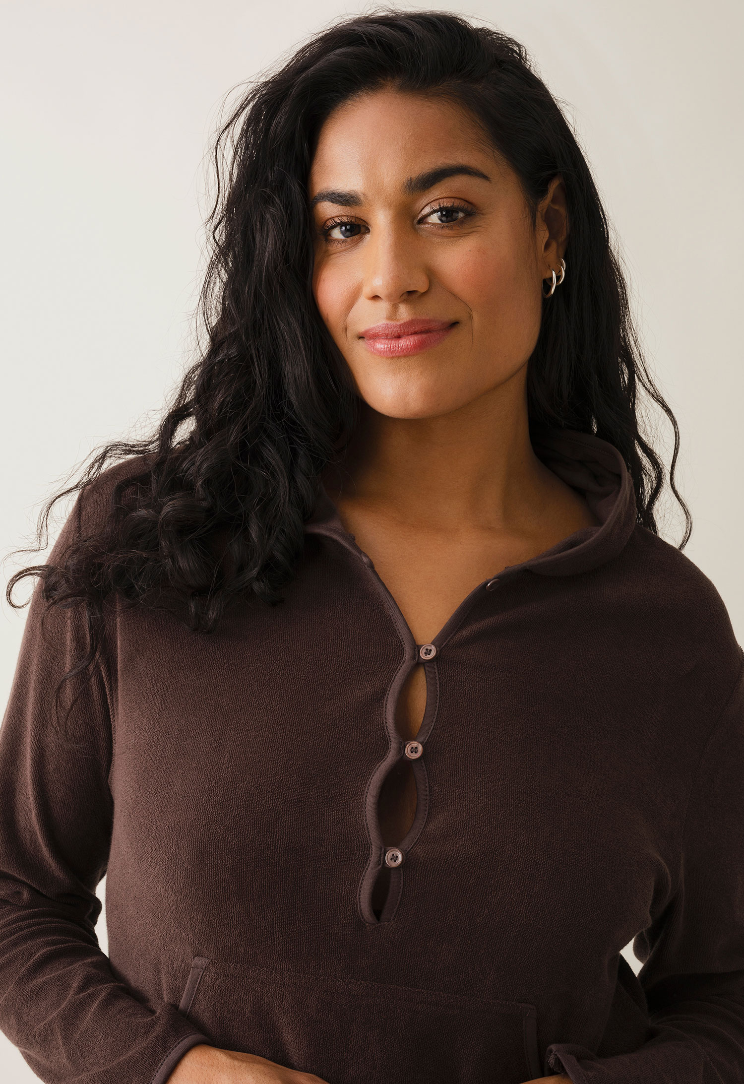 Frottékaftan - Brun gallery