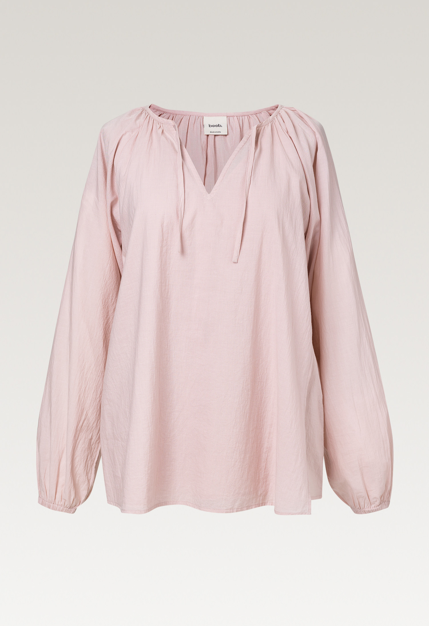 Poetess-bluse - Steingrå gallery