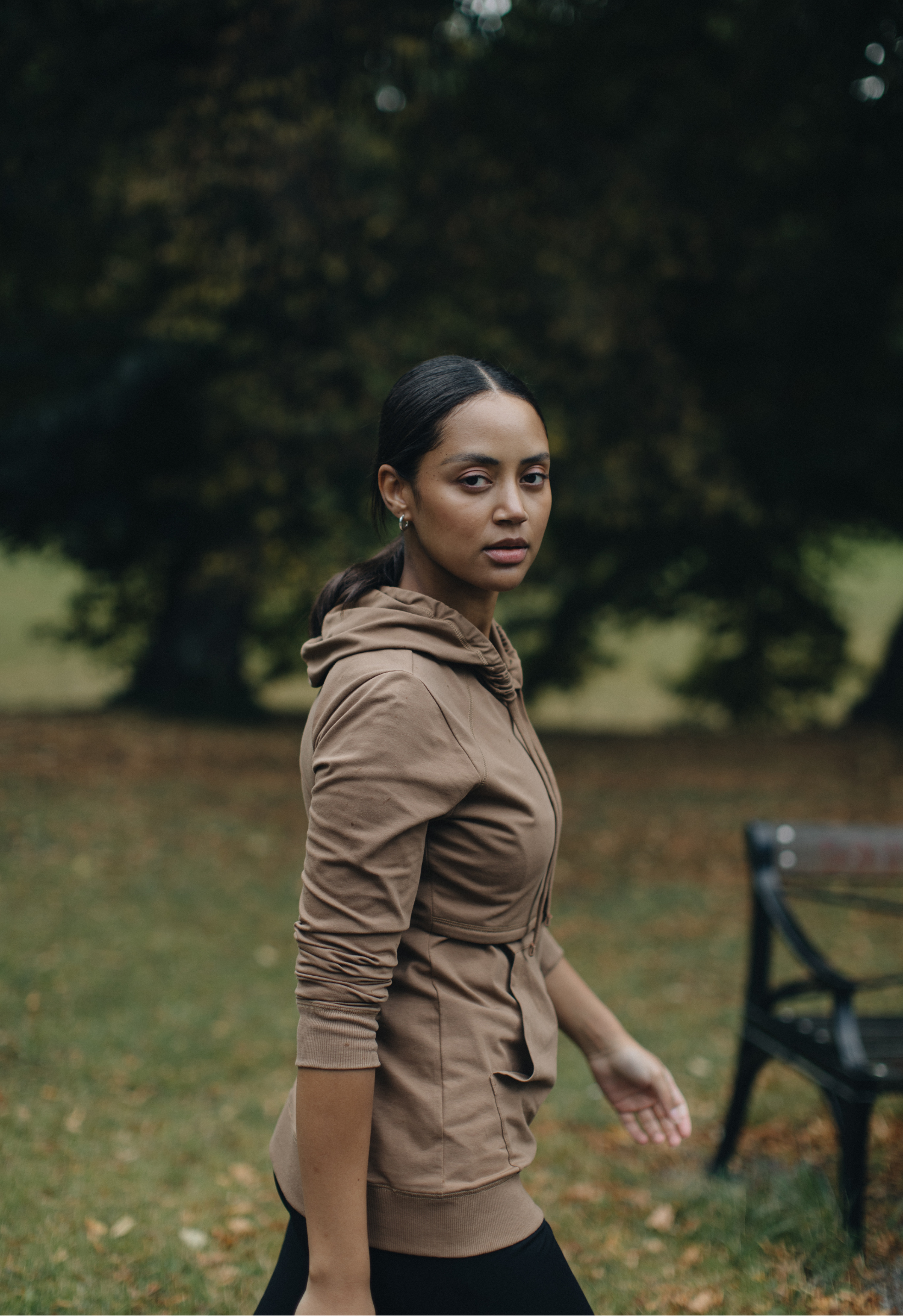 Hettegenser med fleecefunksjon - Hazelnut gallery