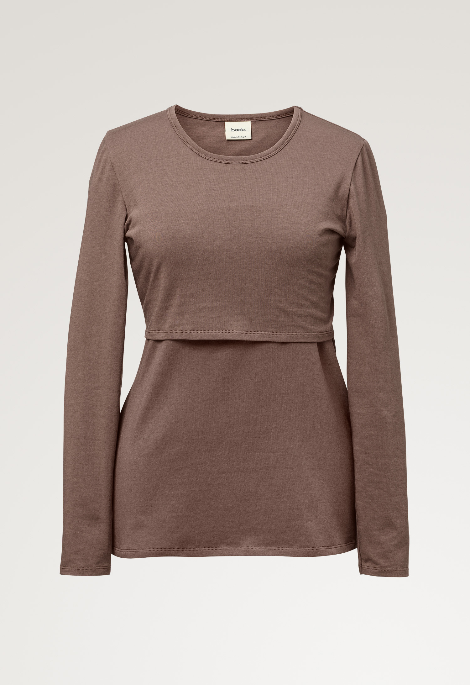 Langermet ammetopp - Mørk Taupe gallery